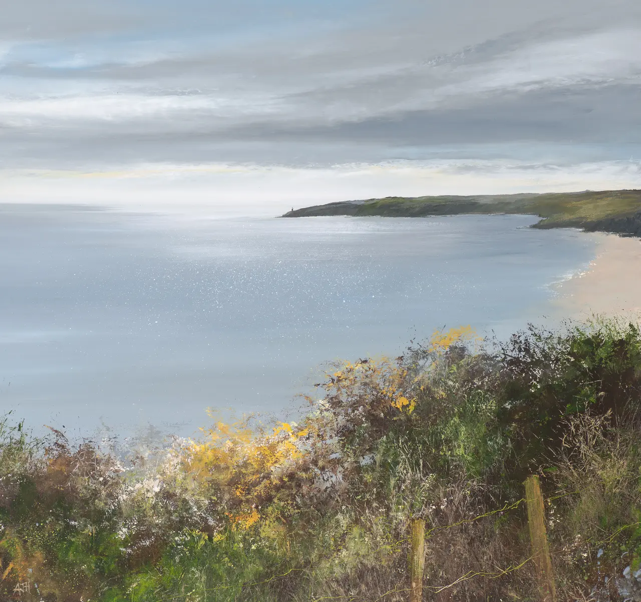 Amanda Hoskin - walking the coastal path to start point